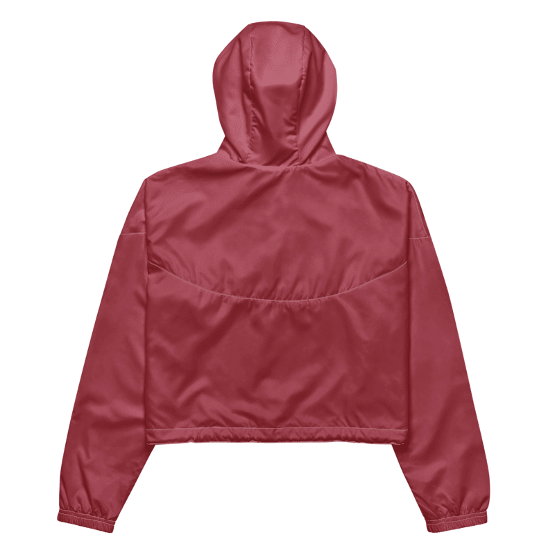 Women’s Cropped Windbreaker - Pink/Multi-color